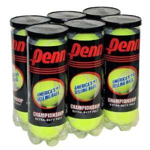    Penn Championship XD 6 Pack Tennis Balls