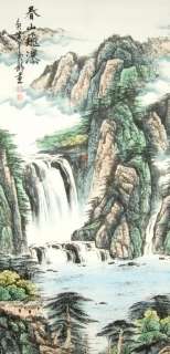 waterfall scroll in feng shui practice waterfalls bring great good 