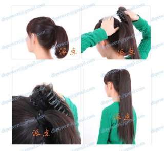 Hairpiece Long Wavy Claw Ponytail Extension P 8  