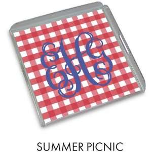   Plates   Personalized Lucite Trays (Summer Picnic)