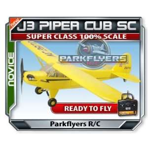  J3 Piper Cub Super Class Electric RTF RC Plane with 2.4 