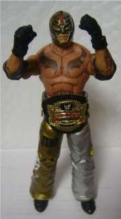 WWE Cruiserweight PAINTED Custom strap action figure belt Rey Mysterio 