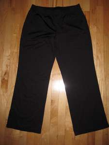 Style & Co Sport Black Yoga Athletic pants Womens L 34X32  