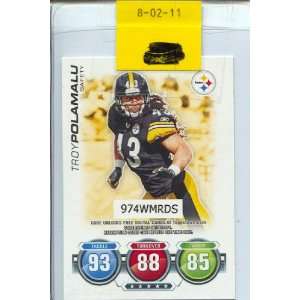  2010 Topps Attax Code Cards #32 Troy Polamalu Sports 