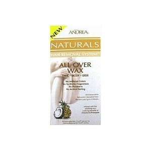  Andrea Nat Face Body Wax Cocnt Size KIT