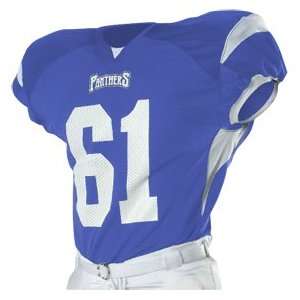 Alleson 791ZTN Dazzle Custom Football Jerseys RO/WH   ROYAL/WHITE A3XL