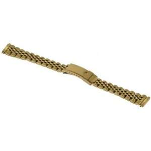   12MM   15MM Jubilee Style Gold Finish Watch Bracelet Band Jewelry